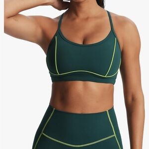 aoxjox racerback sports bra with pads